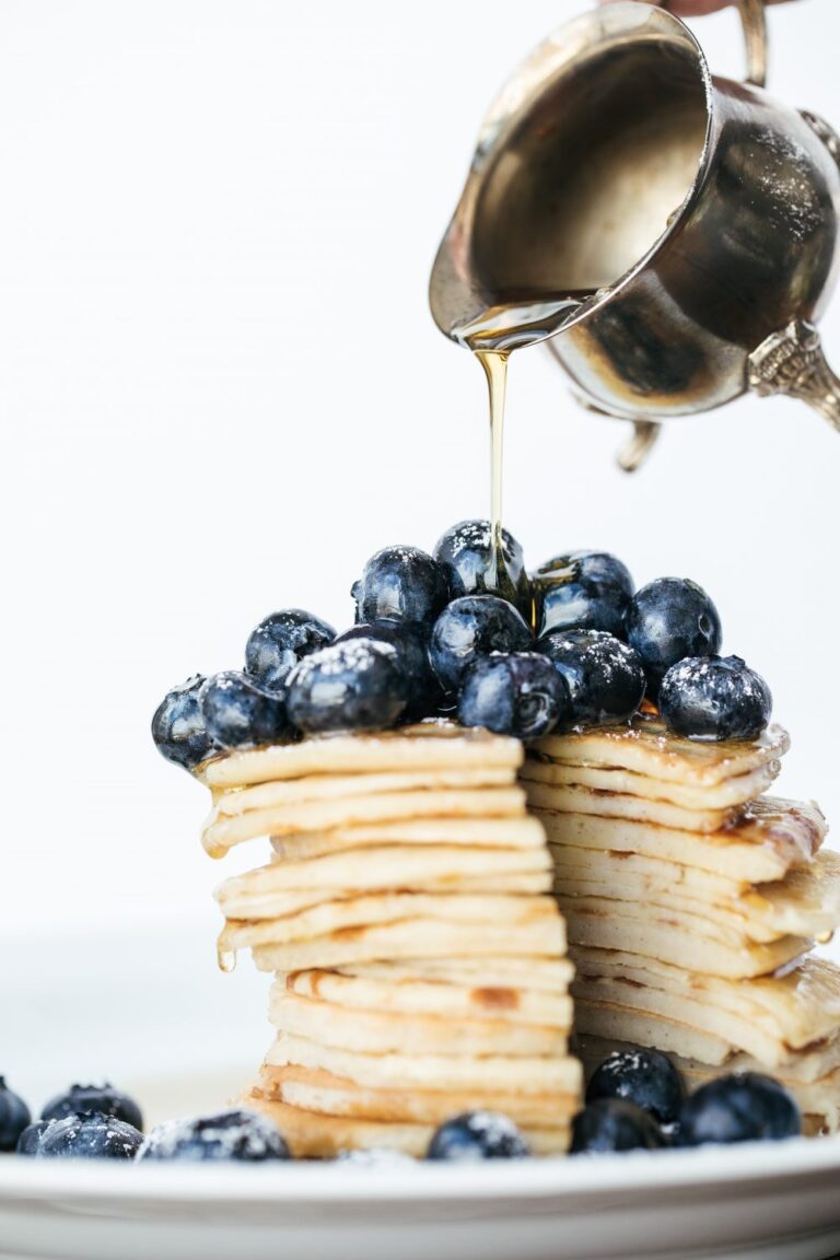 Gluten-Free Pancakes with Mascarpone Cream